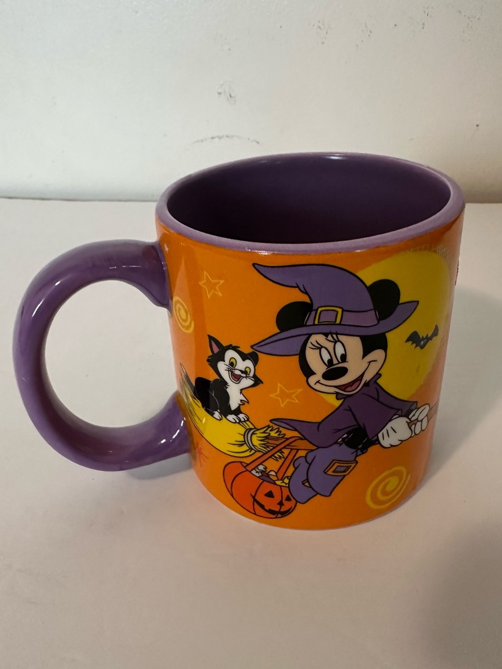 Disney Minnie Mouse Halloween Mug - Purple & Orange - Picture 3 of 5